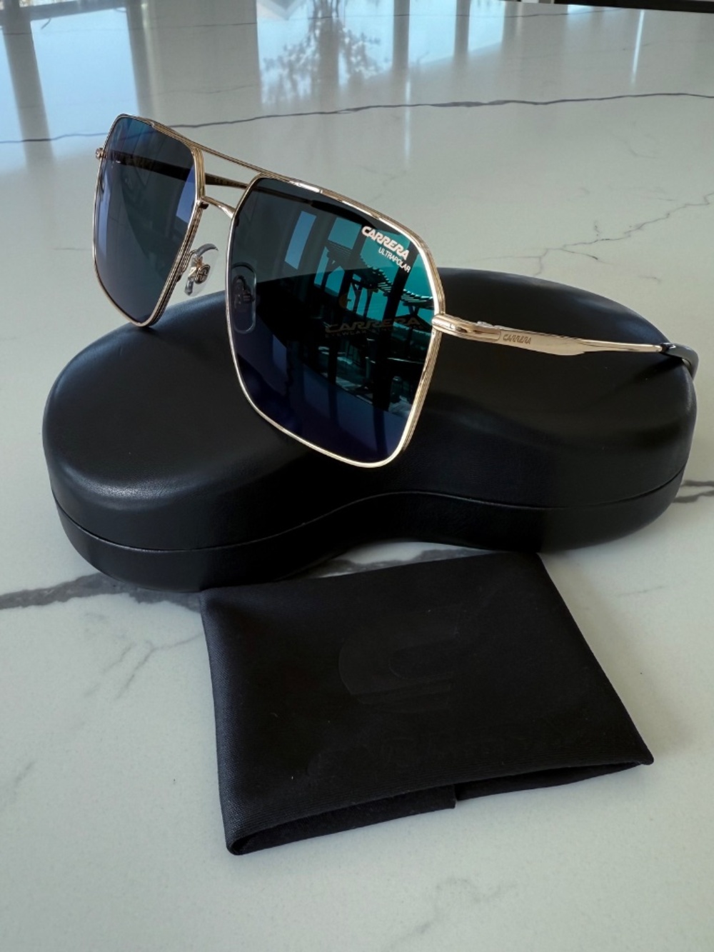 New CARRERA 333/S Navigator Sunglasses J5G/Q3 Polarized - Picture 10 of 16